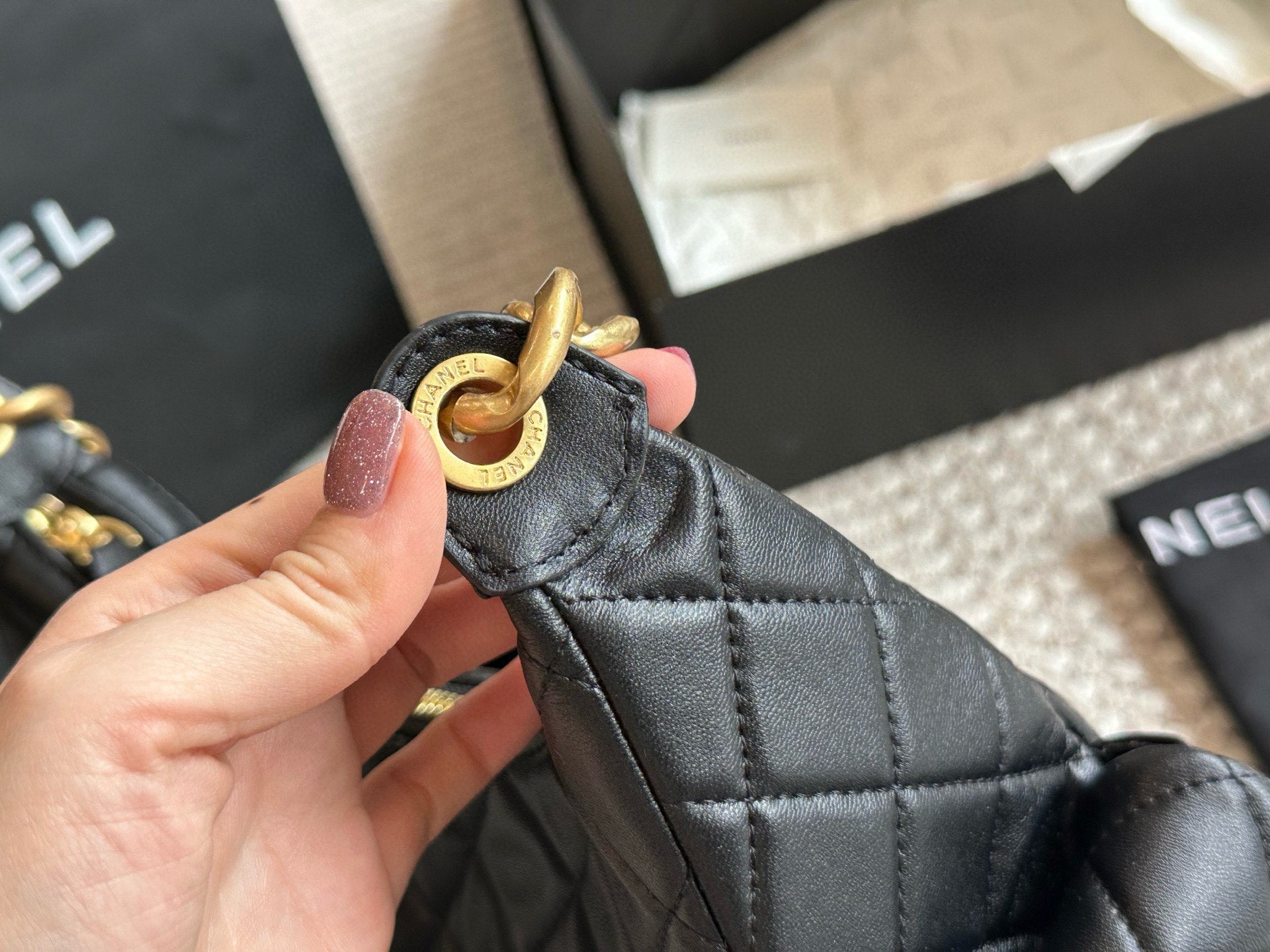 Classic Chain Hobo Bag
