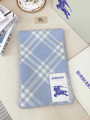Colorful plaid soft cashmere scarf