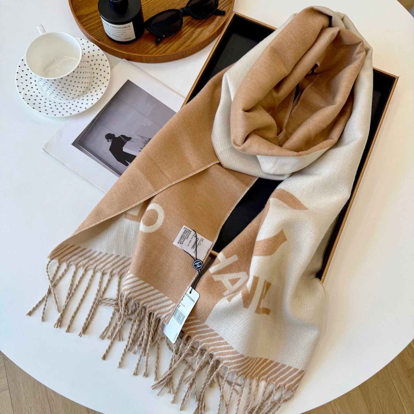 Classic colorblock scarf