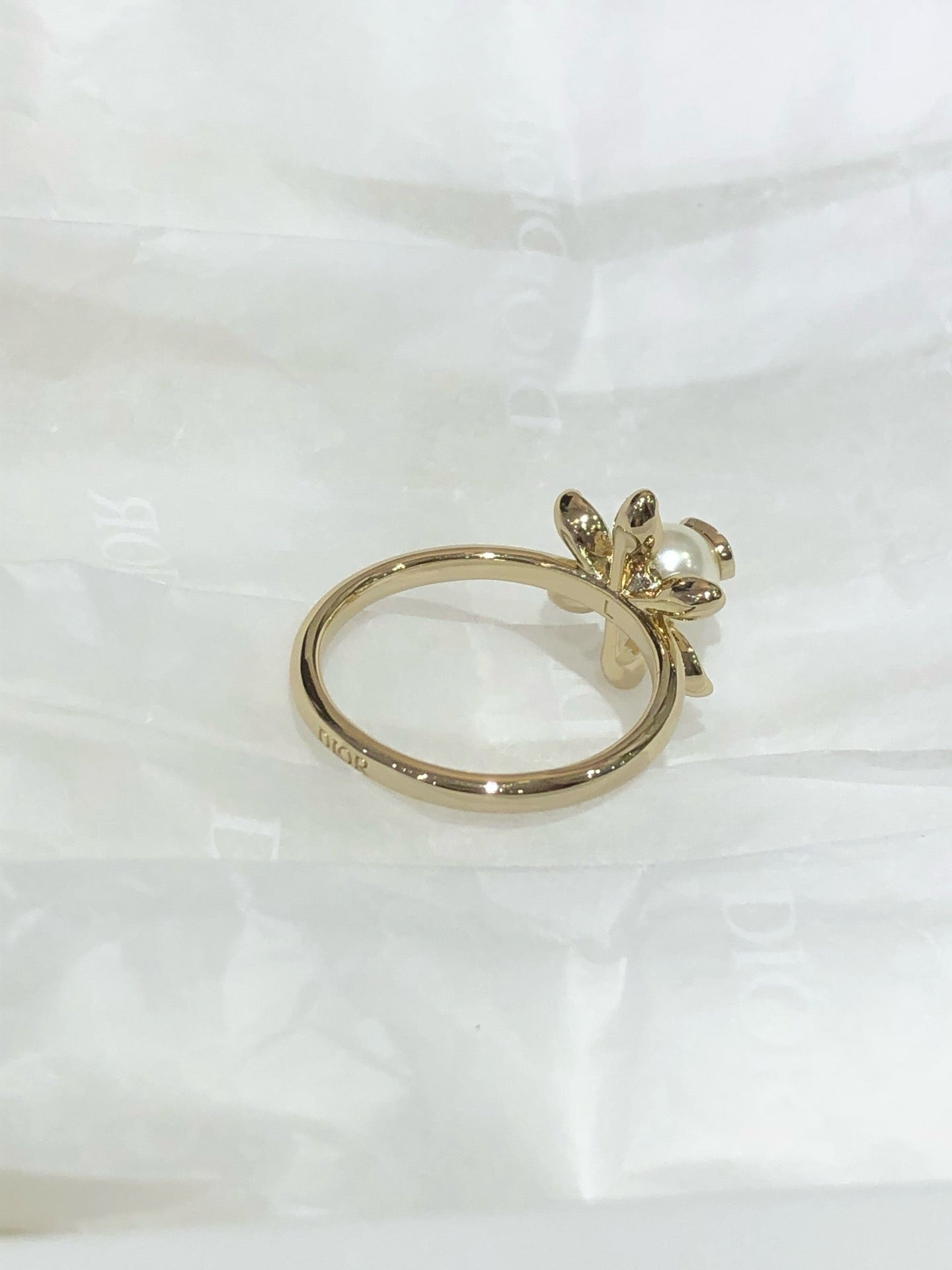 Sunflower Pearl Ring