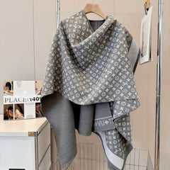 Cashmere Embossed Cape