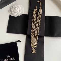 Multi-layer diamond necklace