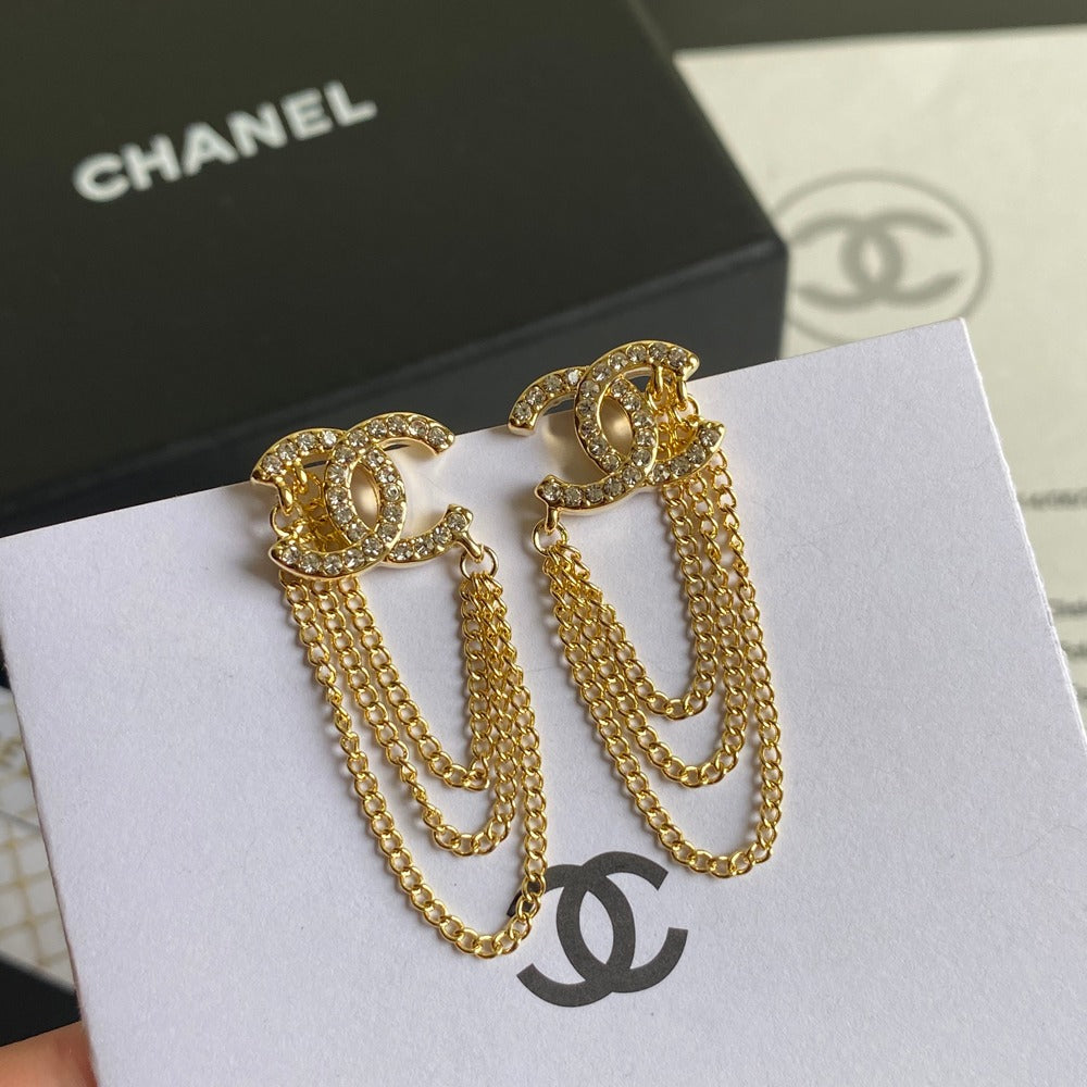 Versatile Tassel Pearl Earrings