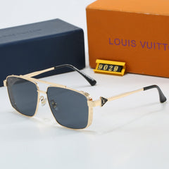 metal square frame sunglasses