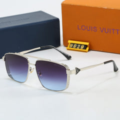 metal square frame sunglasses