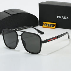 metal square frame sunglasses
