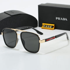 metal square frame sunglasses