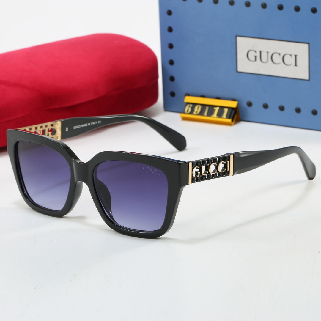 Square-frame sunglasses