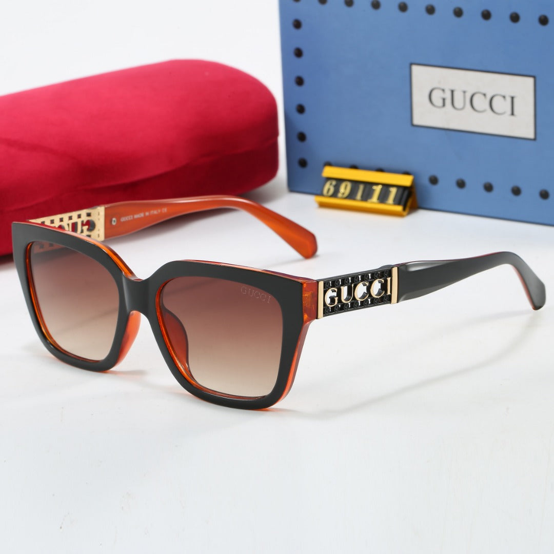 Square-frame sunglasses