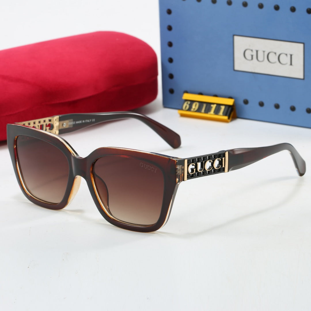 Square-frame sunglasses