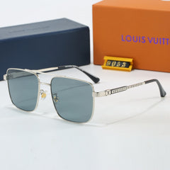 Metal Square Frame Sunglasses