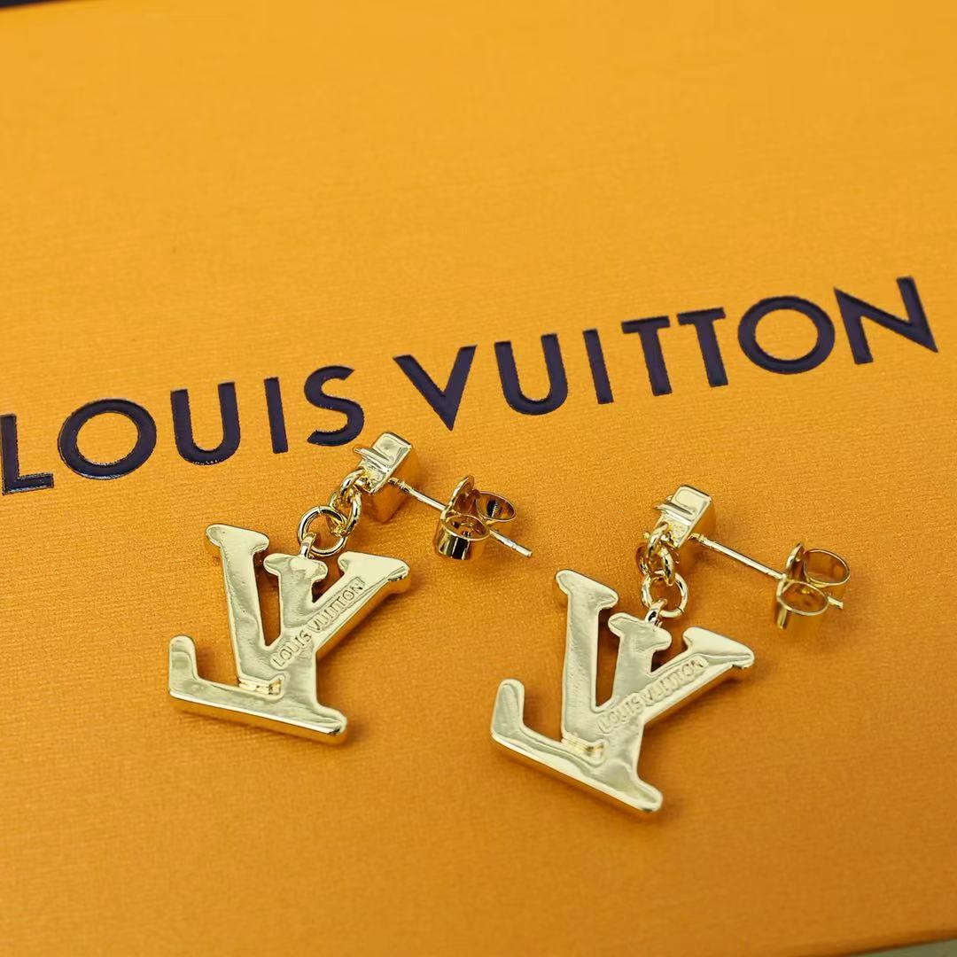 Full Diamond Letter Earrings
