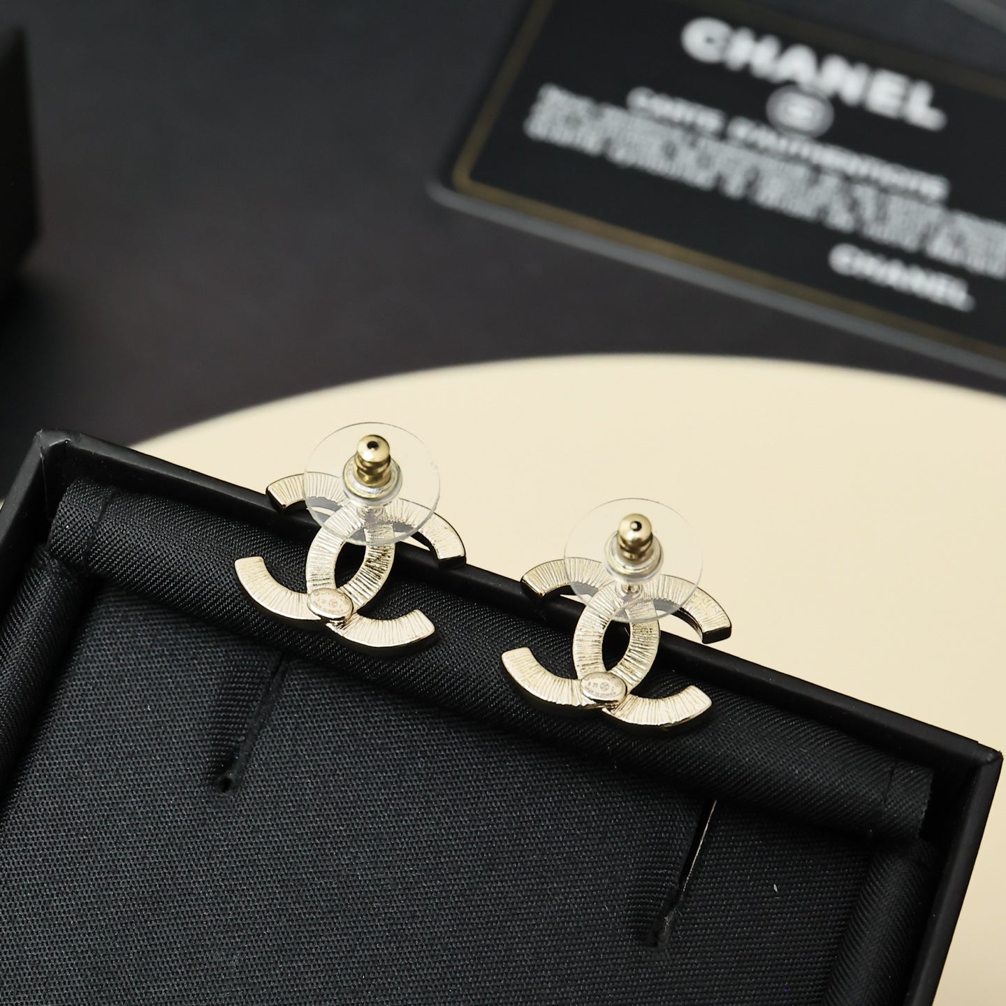 Diamond Enamel Earrings