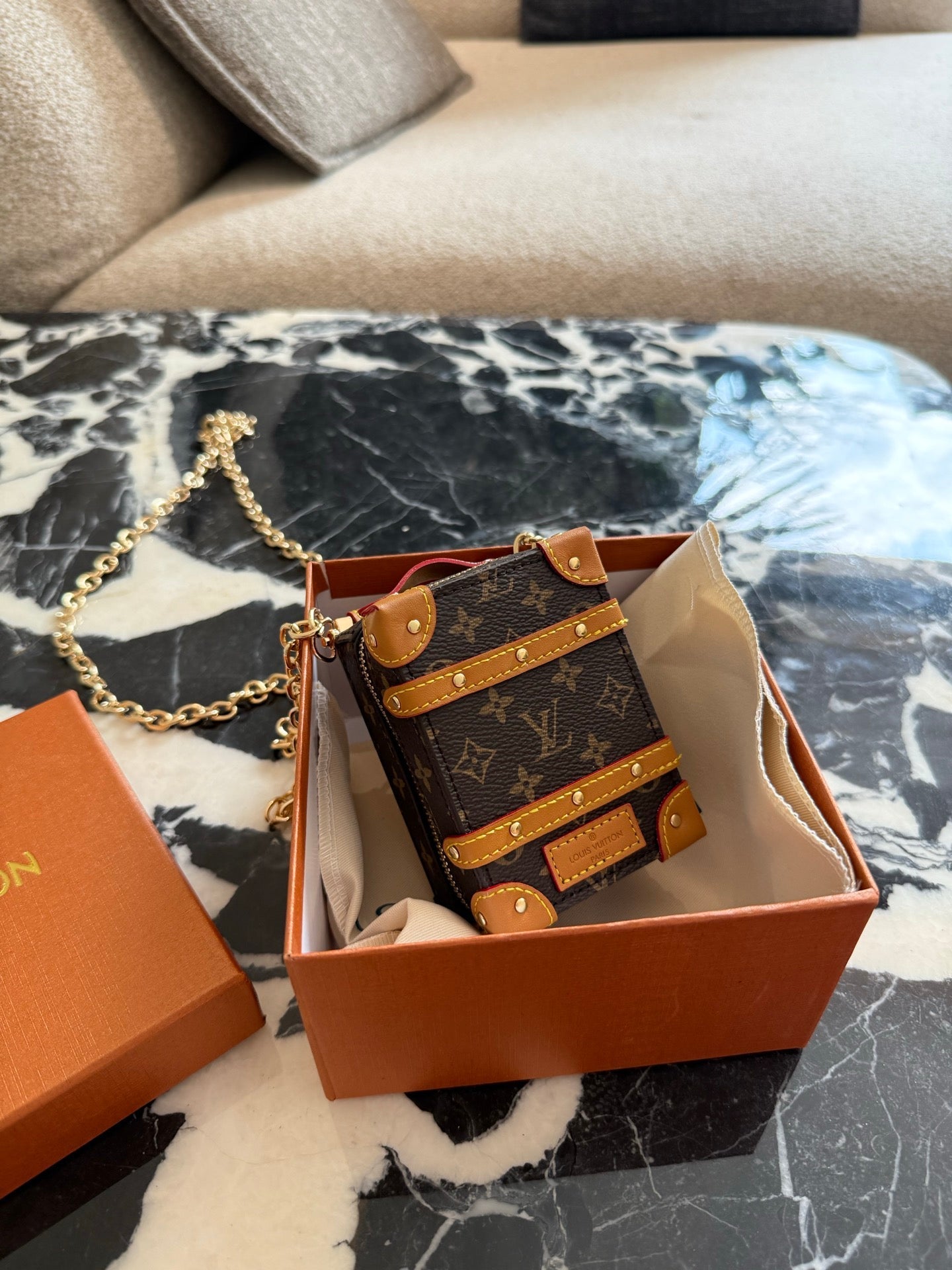 Square Box Coin Purse