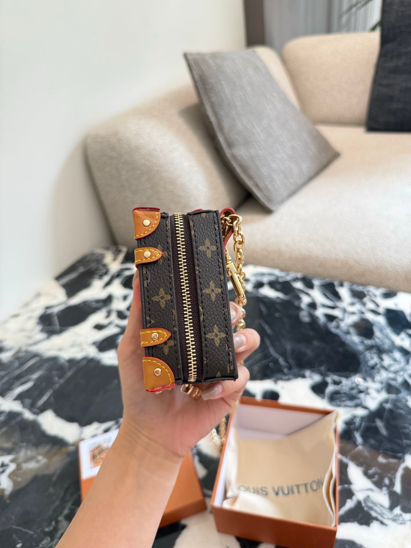 Square Box Coin Purse