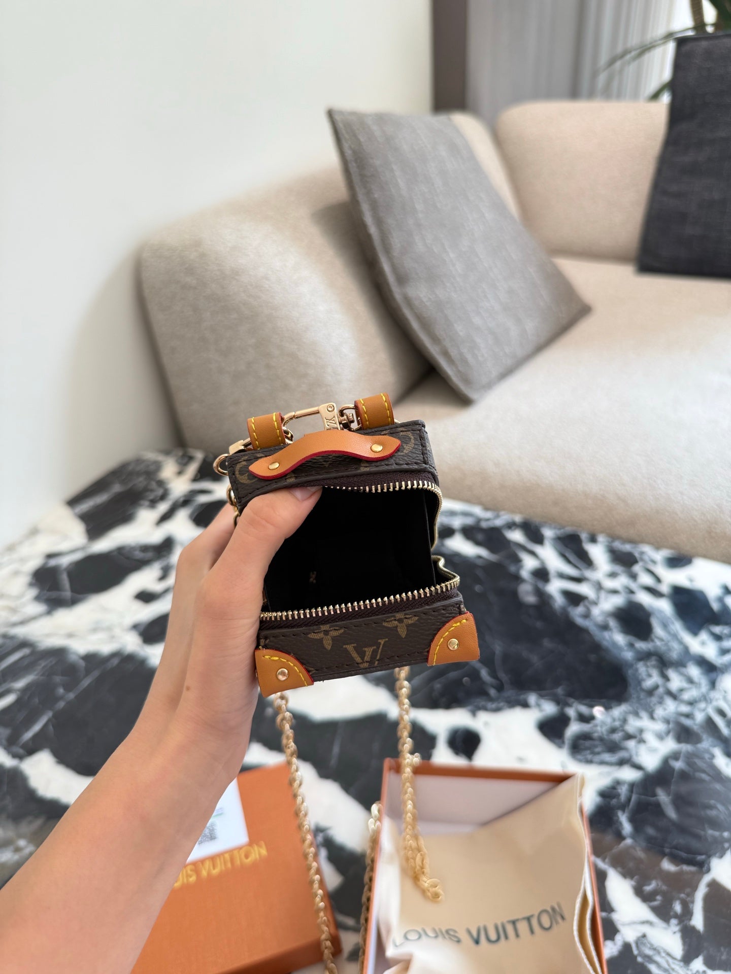 Square Box Coin Purse