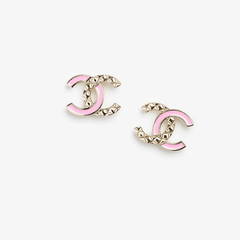 Diamond Enamel Earrings