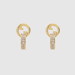 Versatile Crystal-trimmed Earrings