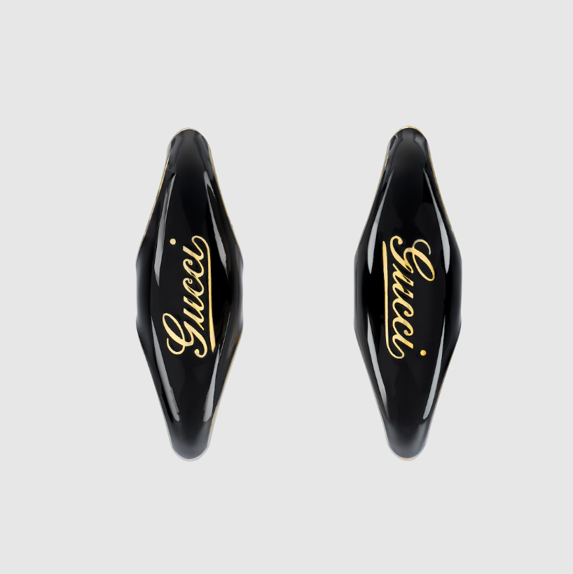 Personalized Enamel Earrings