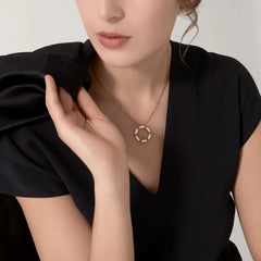Classic Round Diamond Necklace