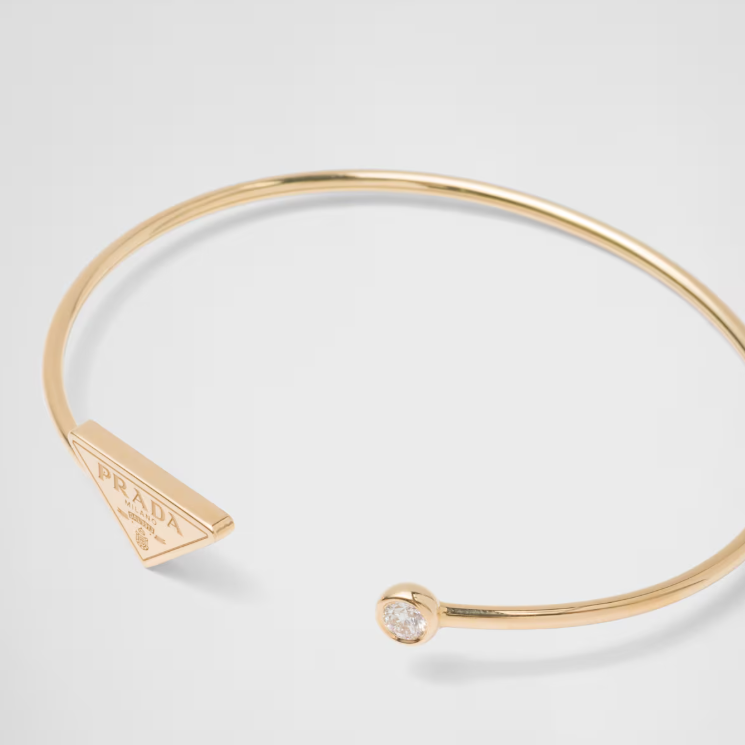 Triangle Diamond Cuff Bracelet