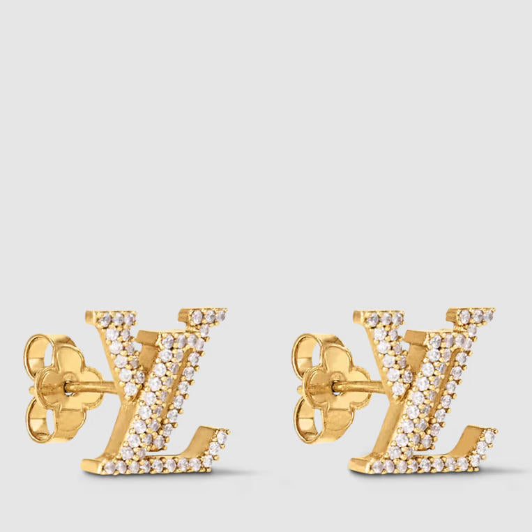 Full Diamond Stud Earrings