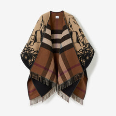 Double-sided Jacquard Cape