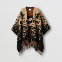 Double-sided Jacquard Cape