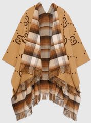 Vintage Double-Sided Jacquard Cape