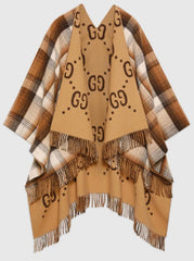 Vintage Double-Sided Jacquard Cape